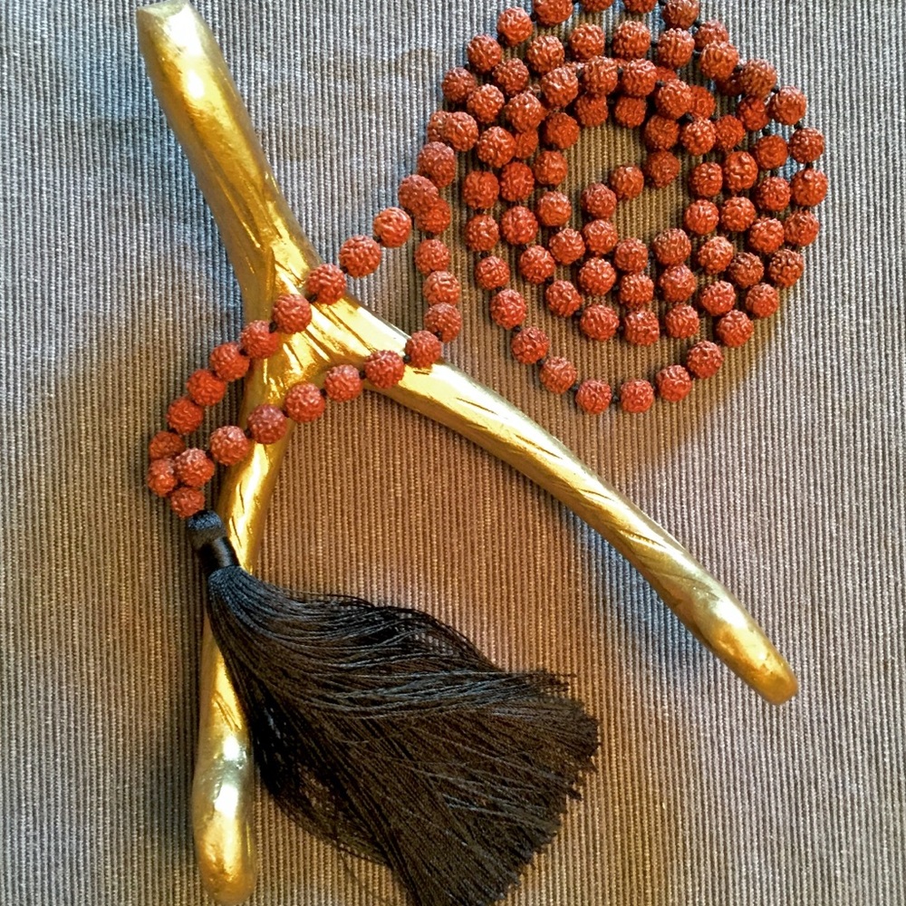 Boddhi Seed Tassel Necklace